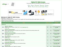 Tablet Screenshot of forums.tabletpctalk.com